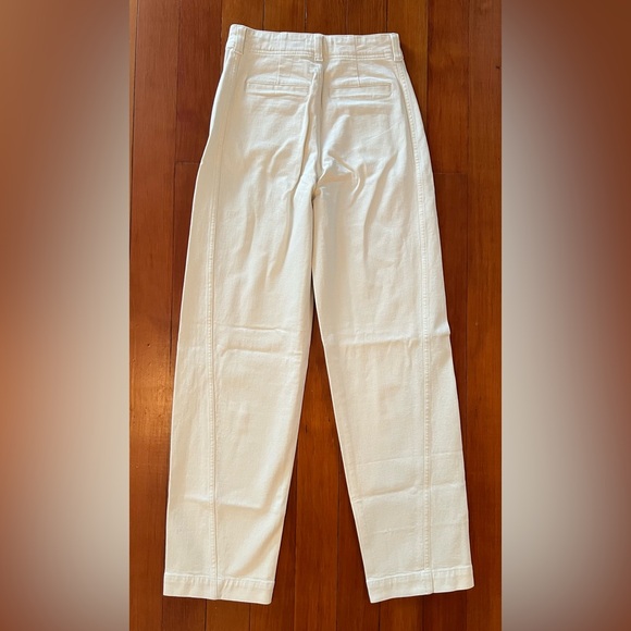 NWT Madewell Tapered Denim Trouser Jeans - Cream - 25 - Picture 8 of 8